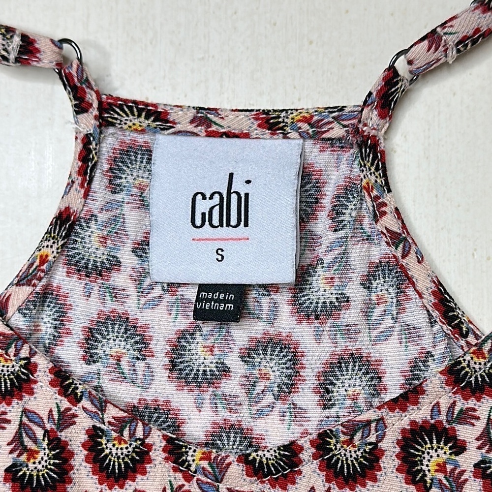 CAbi Pink and Brown Printed Camisole - Picture 9 of 13